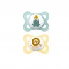 MAM Original Silicone Pacifier 0-6M 2 Units Gray