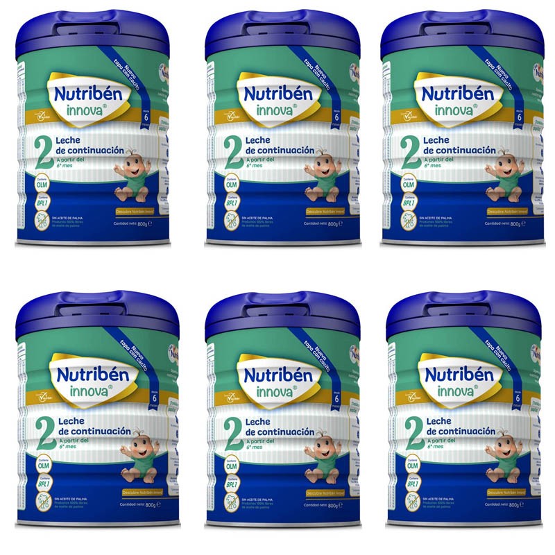 NUTRIBEN Innova 2 Lait de Suite Pack 6x800gr