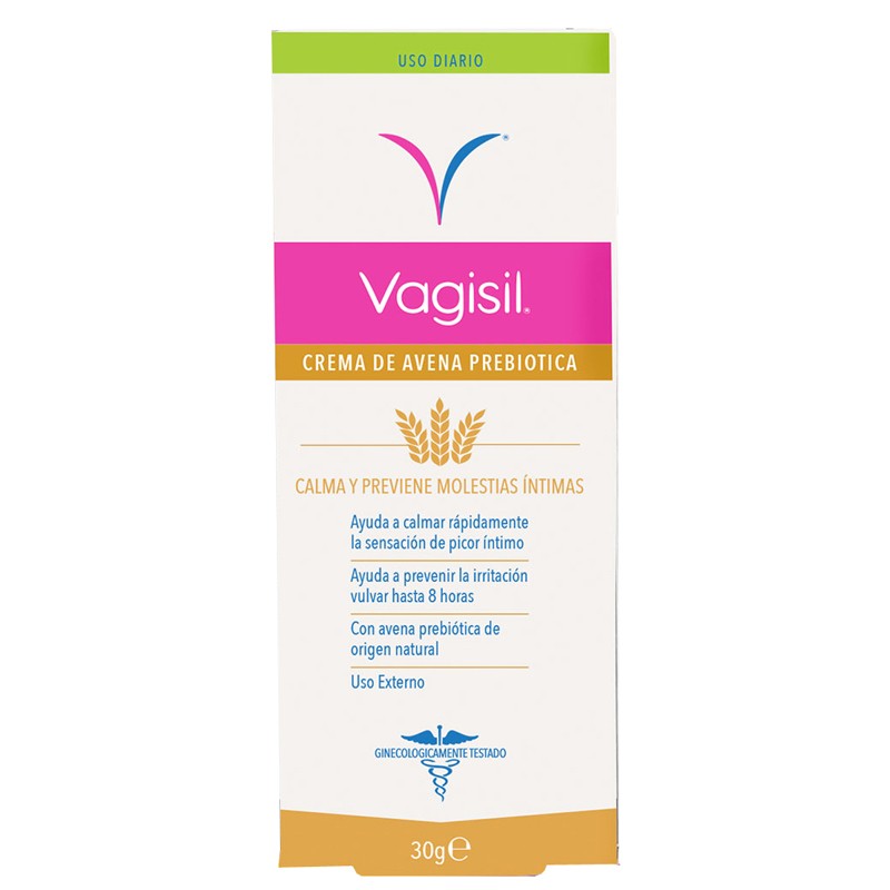 VAGISIL Tagescreme 2 in 1 mit probiotischem Haferflocken 30gr VAGISIL Tagescreme 2 in 1 mit probiotischem Haferflocken 30gr