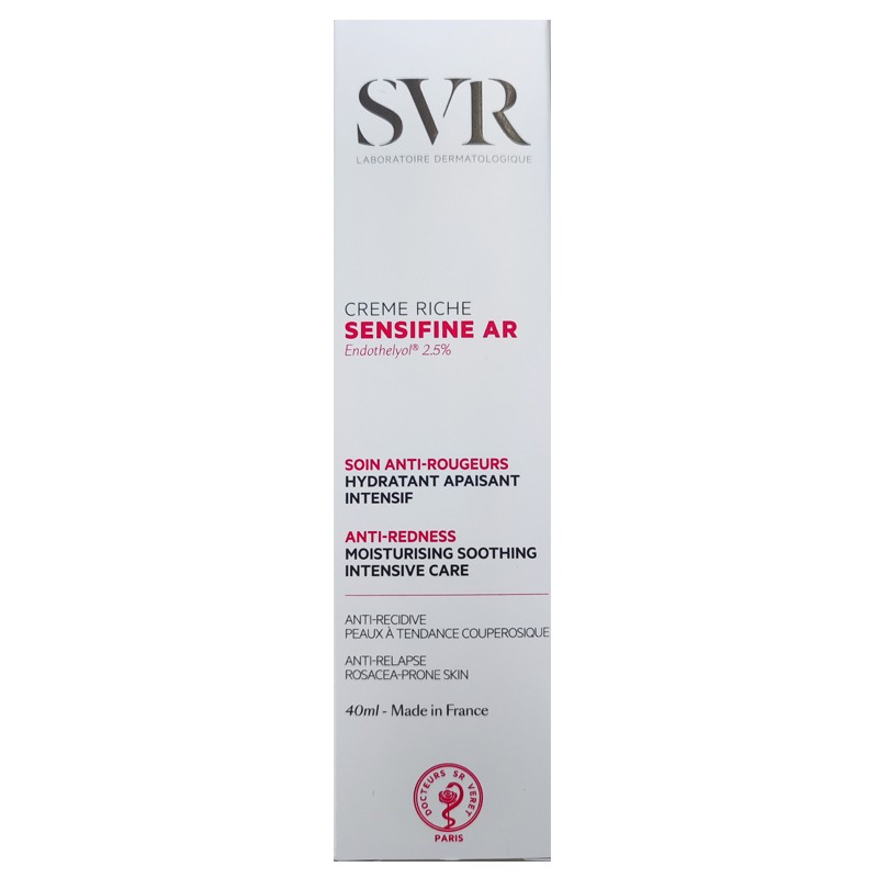 SVR Sensifine AR Creme Hidratante Rico Anti-Vermelhidão 40ml