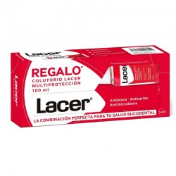 LACER Dentifricio al Fluoruro Anticarie 125ml + Collutorio 100ml IN OMAGGIO