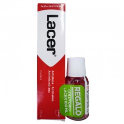 LACER Dentifricio al Fluoruro Anticarie 125ml + Collutorio 100ml IN OMAGGIO