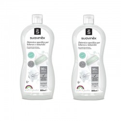 SUAVINEX Confezione Risparmio Detergente per Biberon e Tettarelle 2x500ml