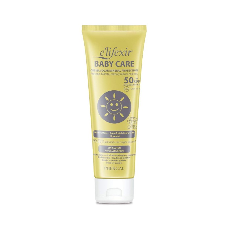 ELIFEXIR Baby Care Crème Solaire Minérale SPF50+ 100 ml