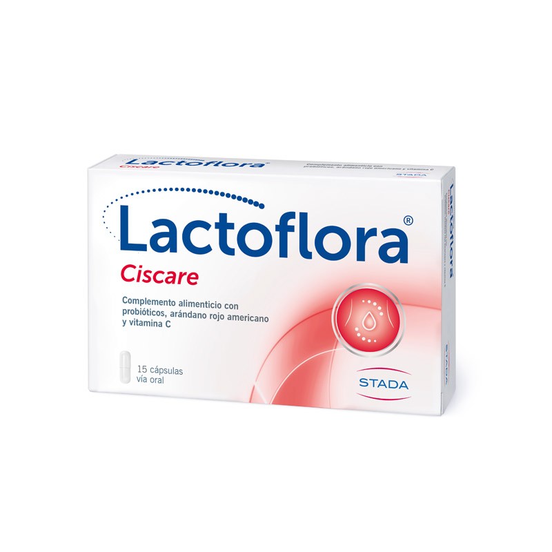 LACTOFLORA Ciscare Protecteur aux Myrtilles Inconfort urinaire 15 gélules