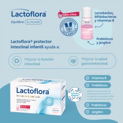 LACTOFLORA Protetor Intestinal Infantil 10 frascos em OFERTA
