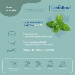 LACTOFLORA Saúde Oral Sabor Menta 30 Comprimidos