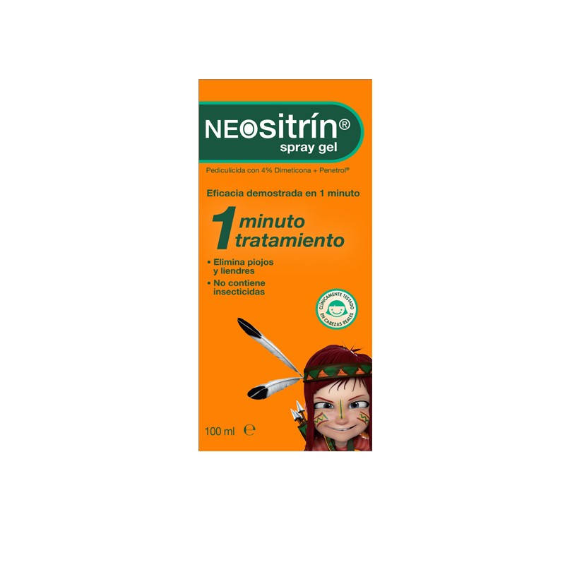 NEOSITRIN Spray Gel Líquido Anti-Piojos 100ml