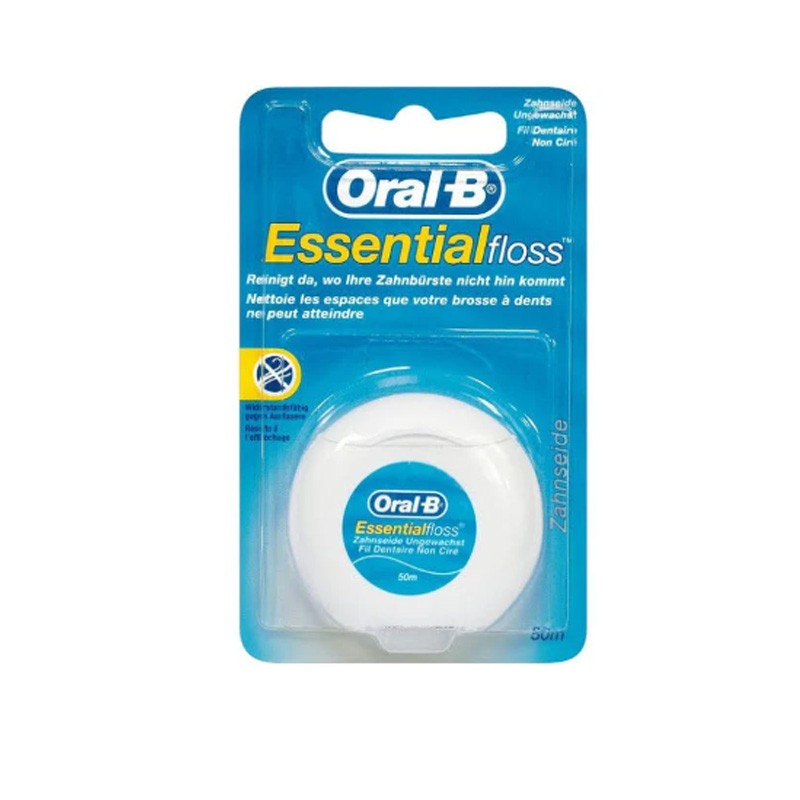 ORAL-B Essential Floss Dental Floss with Wax and Mint 50m