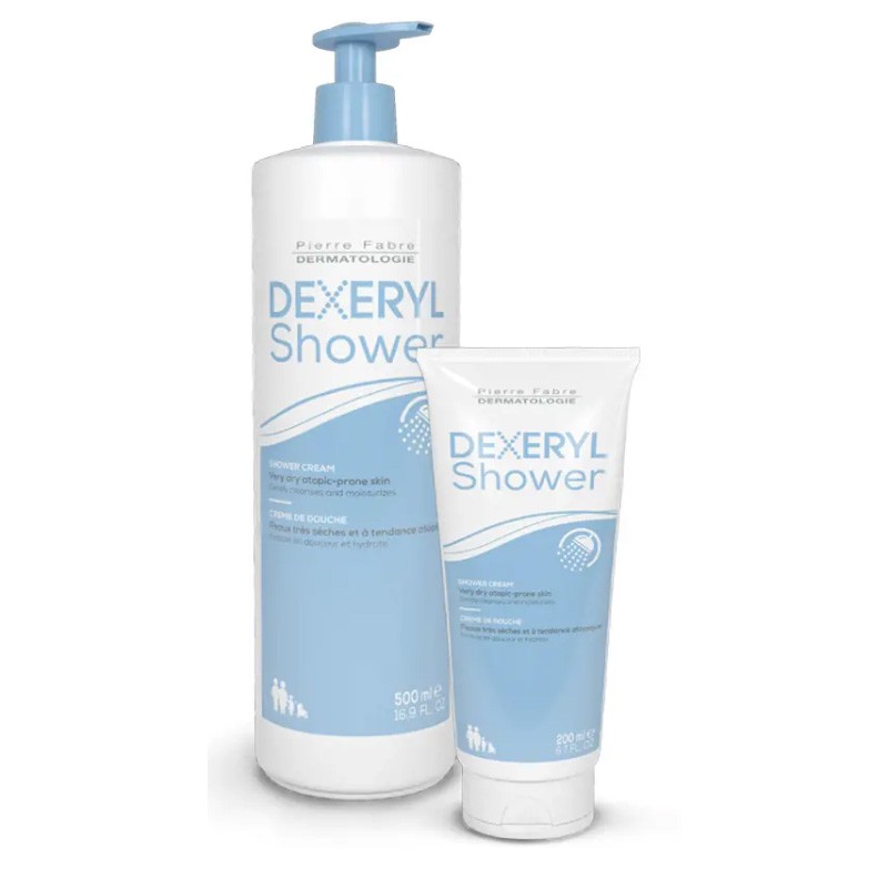 DEXERYL Cleansing Shower Cream 500ml + Gift Shower Cream 200ml