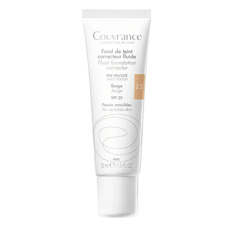 Avène Couvrance Beige Fluid Make-up Nr. 2,5 LSF 20 Avène Couvrance Beige Fluid Make-up Nr. 2,5 LSF 20