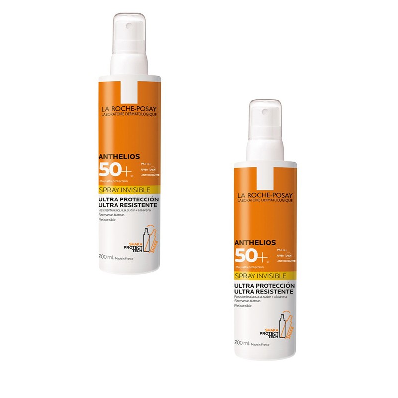 ANTHELIOS XL Shaka Fluide Invisible Spray Ultra Léger SPF50+ LA ROCHE POSAY Duplo 2x200 ml