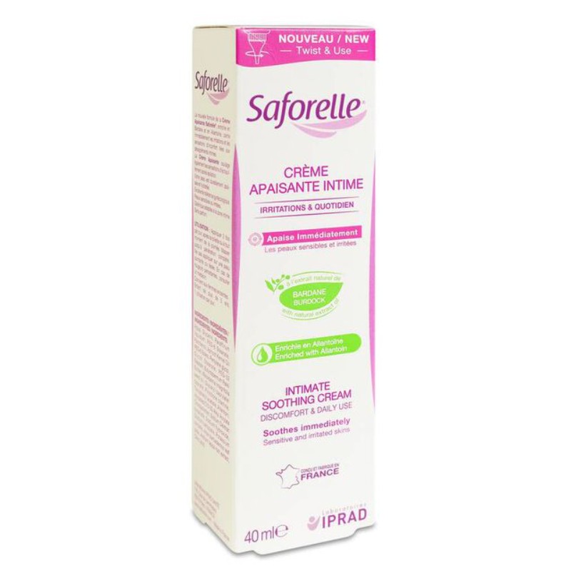Saforelle Crème Intime Apaisante 40 ml 【OFFRE EN LIGNE】