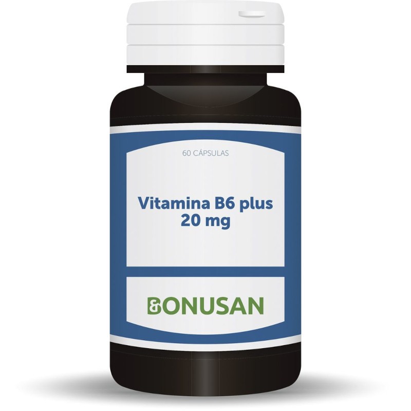 Bonusan Vitamina B6 Plus 20 Mg 60 Cápsulas