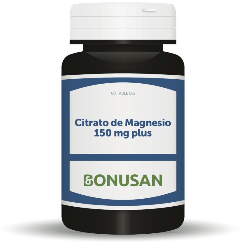 Bonusan Citrato De Magnesio 150 Mg Plus 60 Tabletas