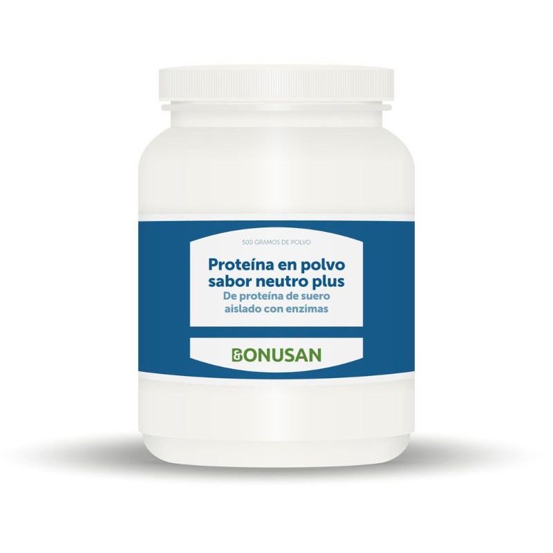 Bonusan Proteína en Polvo Sabor Neutro Plus 500 g