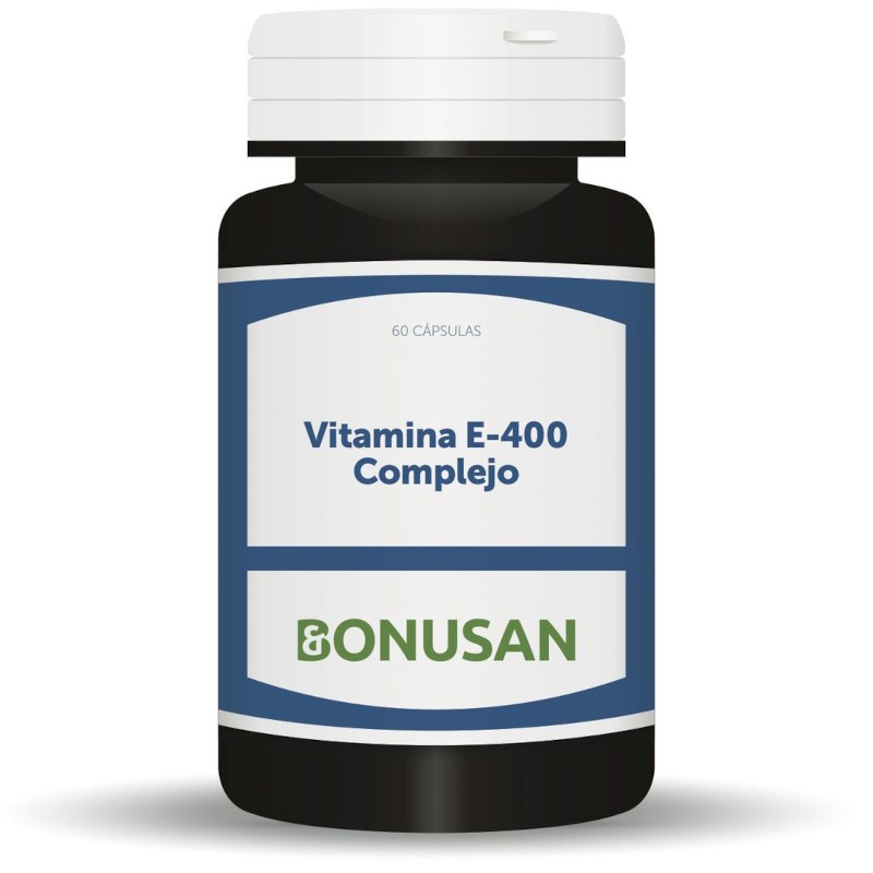 Bonusan Vitamina E-400 Complejo 60 Cápsulas de gel