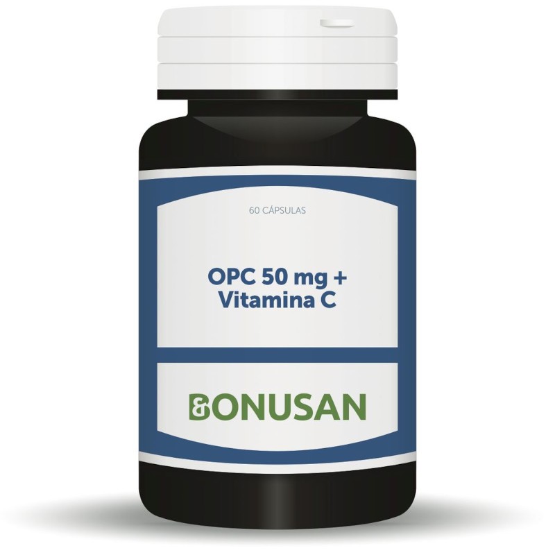 Bonusan Opc 50 Mg + Vitamina C 60 Cápsulas