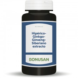 Bonusan Millepertuis-Ginkgo-Ginseng 90 Gélules