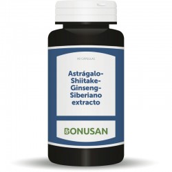 Bonusan Astragalus-Shiitake-Ginseng Siberiano 90 Cápsulas