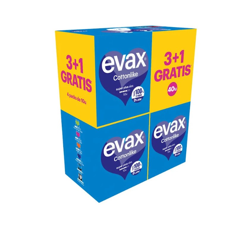 Compressa EVAX Cottonlike Super Plus con ali 10 unità 【OFFERTA ONLINE】 Compressa EVAX Cottonlike Super Plus con ali 10 unità 【OFFERTA ONLINE】