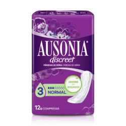 AUSONIA Discreet  Normal Compresa Pack 4x12 Unidades