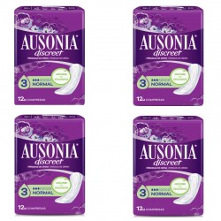 Higiene Ausonia mujer DISCREET compresas incontinencia maxi 12 u