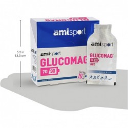 Amlsport Glucomag 70/10 Gel 30ml x 10 saquetas