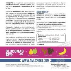 Amlsport Glucomag 70/10 Gel 30ml x 10 saquetas
