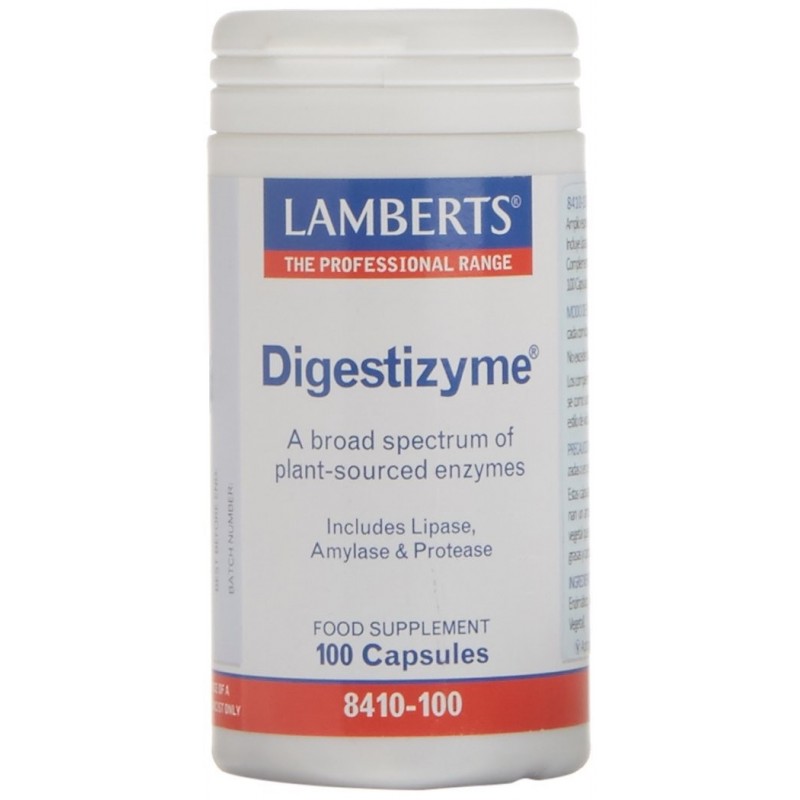 Lamberts Digestizime Enzimas Digestivas 100 Cápsulas
