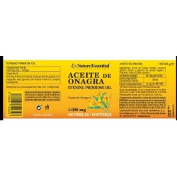 Nature Huile Essentielle d'Onagre 1000 Mg (10% Gla) 100 Perles
