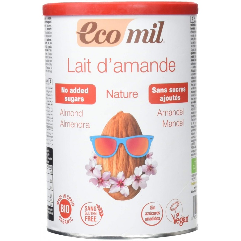Nutriops Ecomil Amande Nature Sans Sucre 400g