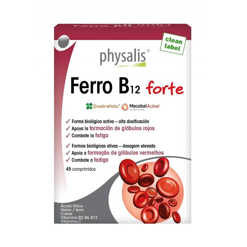 Physalis Ferro B12 Forte 45 compresse Physalis Ferro B12 Forte 45 compresse