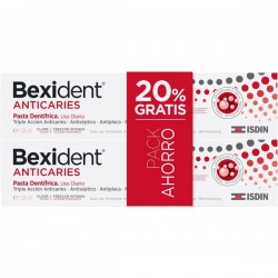 BEXIDENT Anticaries Pasta Dentifrica 2x125ML