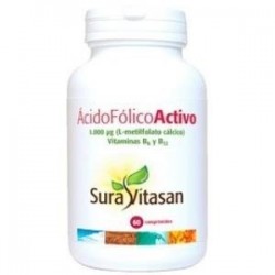 Sura Vitasan Active Folic Acid 1000 Micrograms 60 Tablets