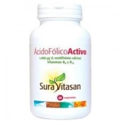 Sura Vitasan Active Folsäure 1000 Mikrogramm 60 Tabletten