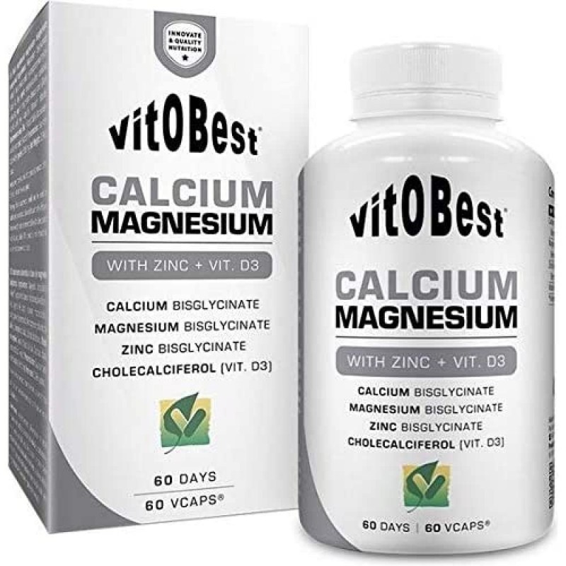 Vit.O.Best Calcio Magnesio Vit D3 60 Capsule