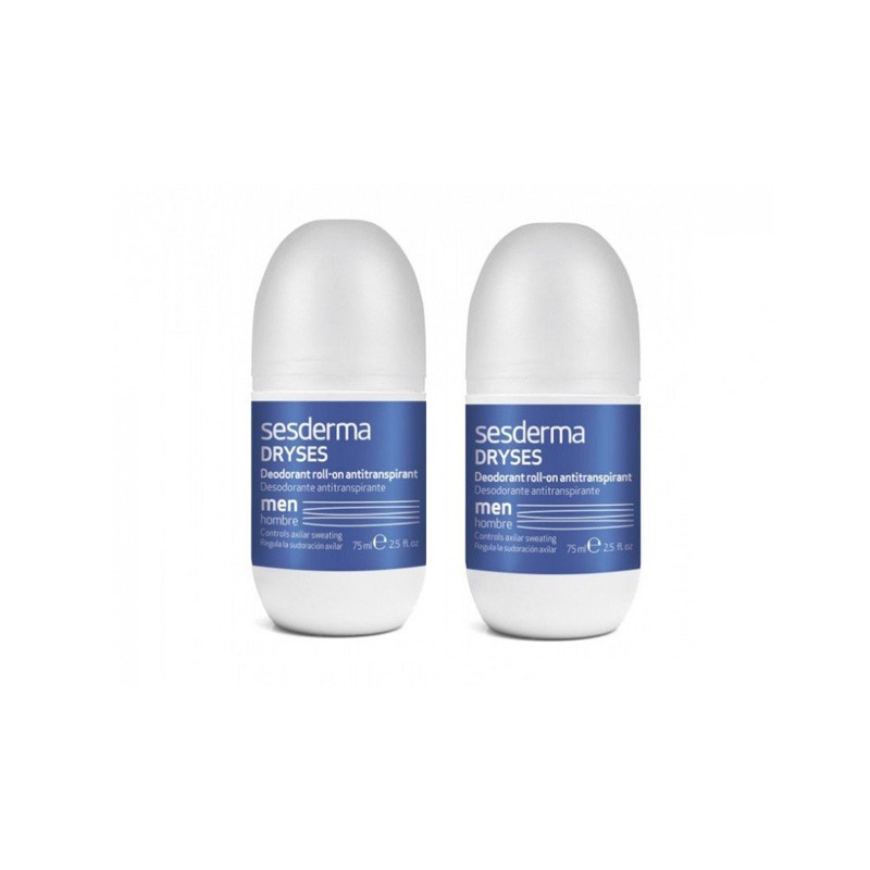 SESDERMA Dryses Herren Deodorant Roll-On Antitranspirant DUPLO 2x75ml