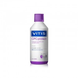 VITIS CPC Protect Bain de Bouche 0,07% Chlorure de Cétylpyridinium Arôme Menthe 500 ml