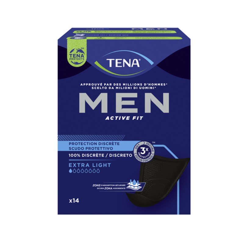 TENA Men Active Fit Schutzschild für Männer 14 Einheiten