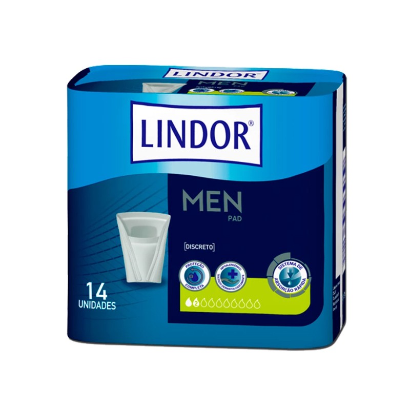 LINDOR Men Pad 2 Tropfen 14 Einheiten LINDOR Men Pad 2 Tropfen 14 Einheiten
