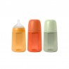 SUAVINEX Mamadeira de Silicone Tetina Fisiológica 0-6M Cor Intensa 240 ml