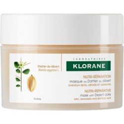 KLORANE Masque Réparateur au Beurre de Datte - cheveux secs. 150 ml.