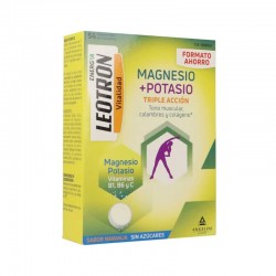 LEOTRON Magnesium+Kalium 54 Komp. Brausetabletten 【SPARFFORMAT】
