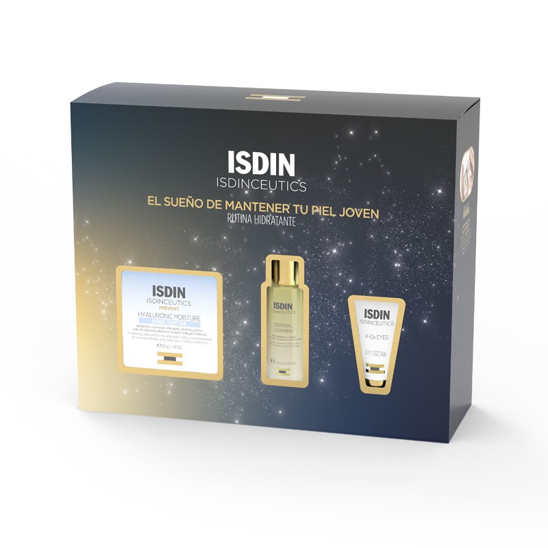 ISDINCEUTICS Weihnachtspaket Hyalu Moisture Normale/Trockene Haut Nachfüllpackung 50ml