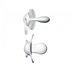 SUAVINEX Chupeta SX Pro Tetina Fisiológica de Silicone 6-18 Meses 2 Unidades (Papagaio Rosa)