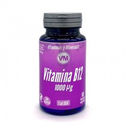 Vitaminas y Minerales  Vitamina B12 60 Cápsulas