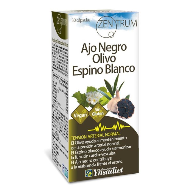 Zentrum Black Garlic Hawthorn Olive 30 Capsules