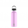 Borraccia termica sportiva Kahale in acciaio inossidabile rosa nudo da 650 ml