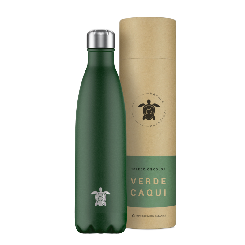 Kahale Khaki Green Stainless Steel Thermal Bottle 750ml